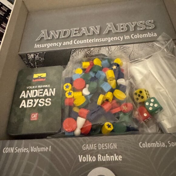 Andean Abyss (open, unpunched, cards sealed) GMT1212-18 GMT Games - Picture 12 of 14